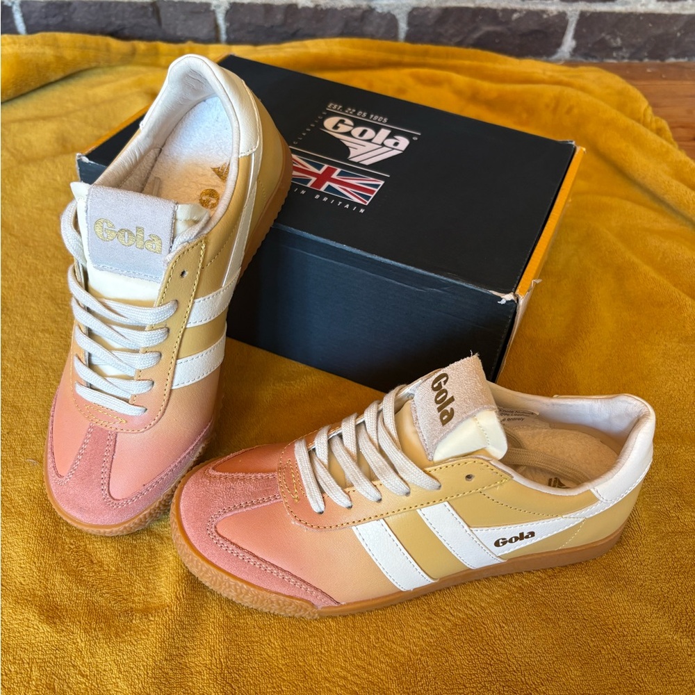 BN SOLD OUT Gola Elen Ombré  Terracotta and pink Sneakers